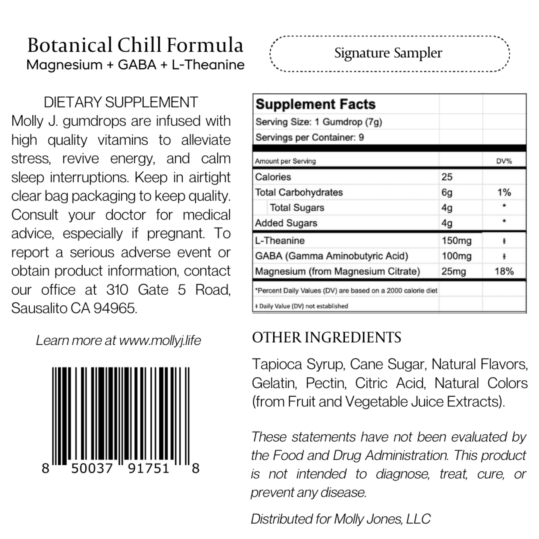 Signature Sampler Botanical Chill Formula